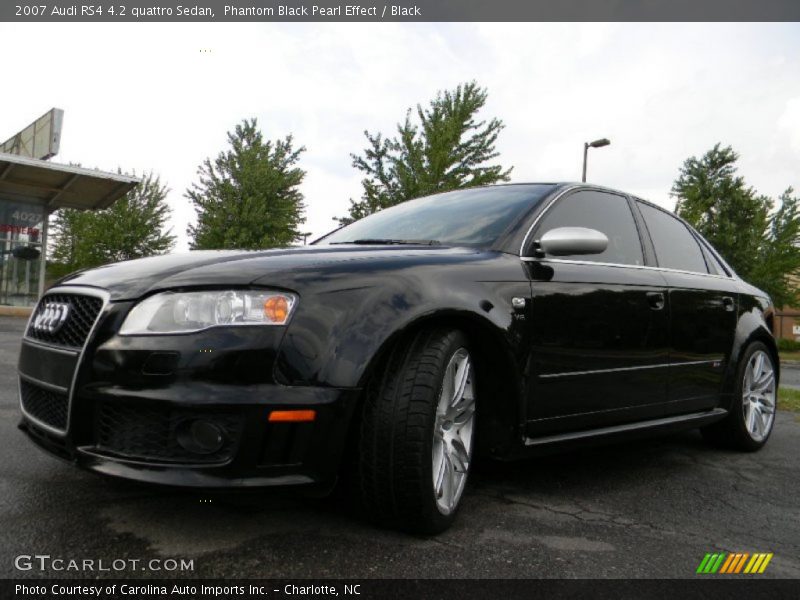 Phantom Black Pearl Effect / Black 2007 Audi RS4 4.2 quattro Sedan