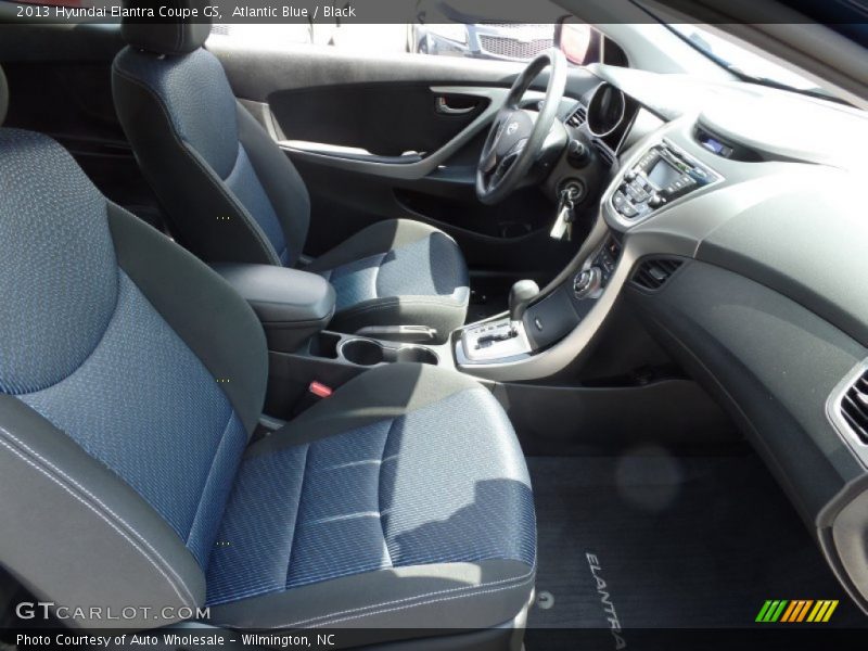 Atlantic Blue / Black 2013 Hyundai Elantra Coupe GS
