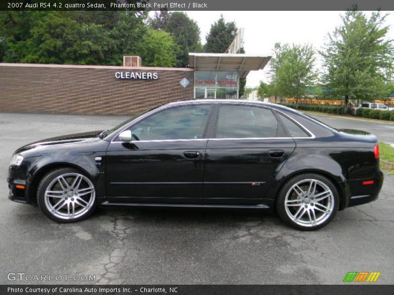 Phantom Black Pearl Effect / Black 2007 Audi RS4 4.2 quattro Sedan