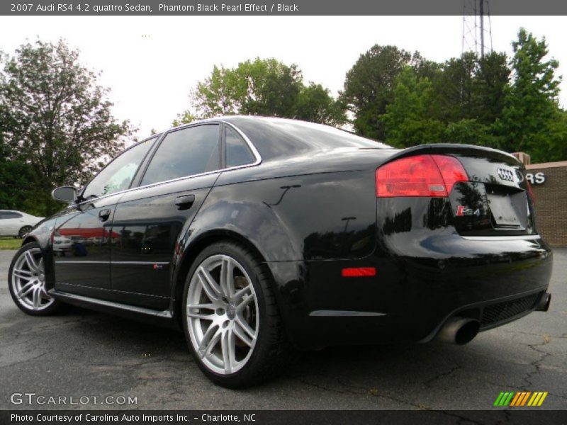 Phantom Black Pearl Effect / Black 2007 Audi RS4 4.2 quattro Sedan