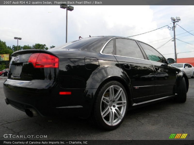 Phantom Black Pearl Effect / Black 2007 Audi RS4 4.2 quattro Sedan