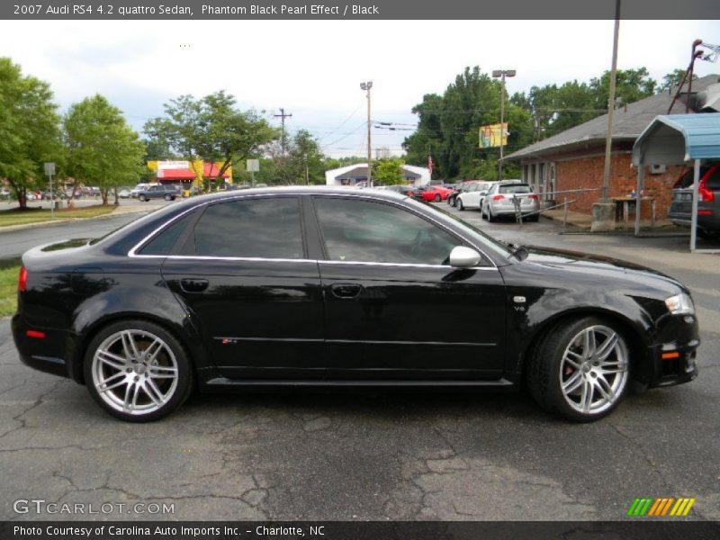 Phantom Black Pearl Effect / Black 2007 Audi RS4 4.2 quattro Sedan