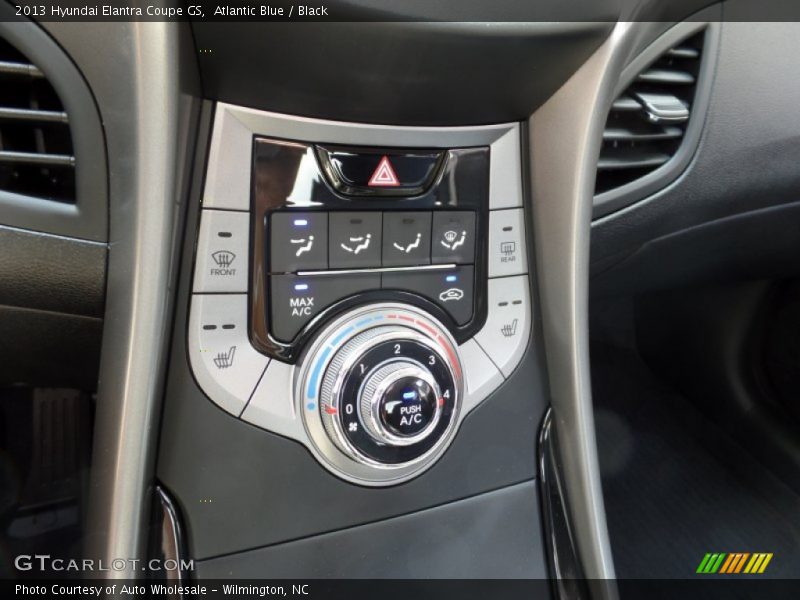 Atlantic Blue / Black 2013 Hyundai Elantra Coupe GS