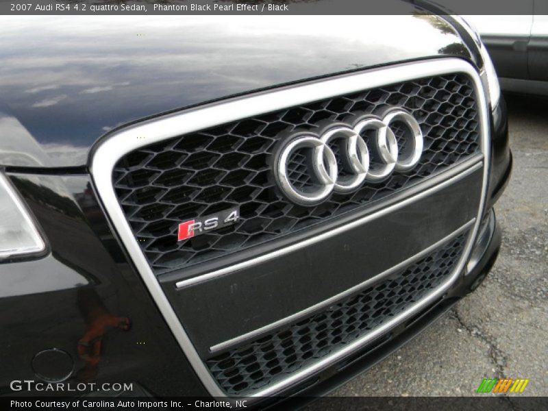 Phantom Black Pearl Effect / Black 2007 Audi RS4 4.2 quattro Sedan