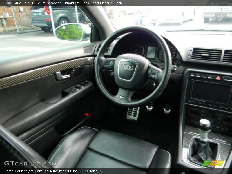 Phantom Black Pearl Effect / Black 2007 Audi RS4 4.2 quattro Sedan