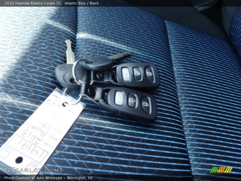 Atlantic Blue / Black 2013 Hyundai Elantra Coupe GS