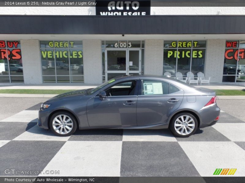 Nebula Gray Pearl / Light Gray 2014 Lexus IS 250