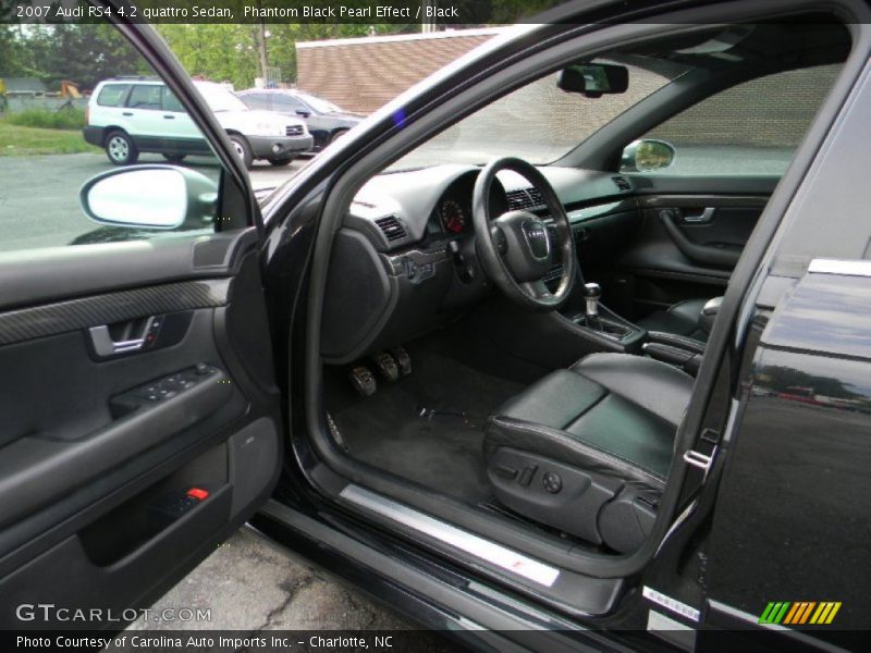 Phantom Black Pearl Effect / Black 2007 Audi RS4 4.2 quattro Sedan