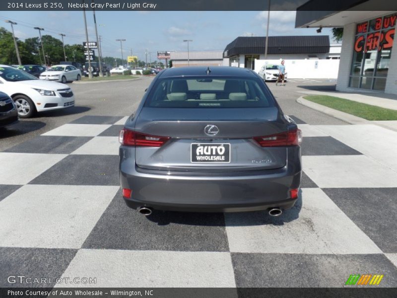 Nebula Gray Pearl / Light Gray 2014 Lexus IS 250