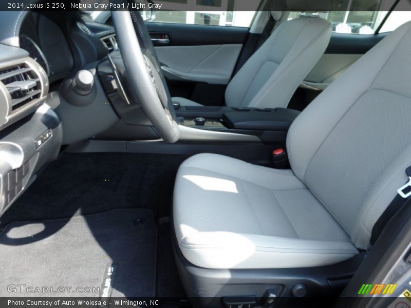 Nebula Gray Pearl / Light Gray 2014 Lexus IS 250
