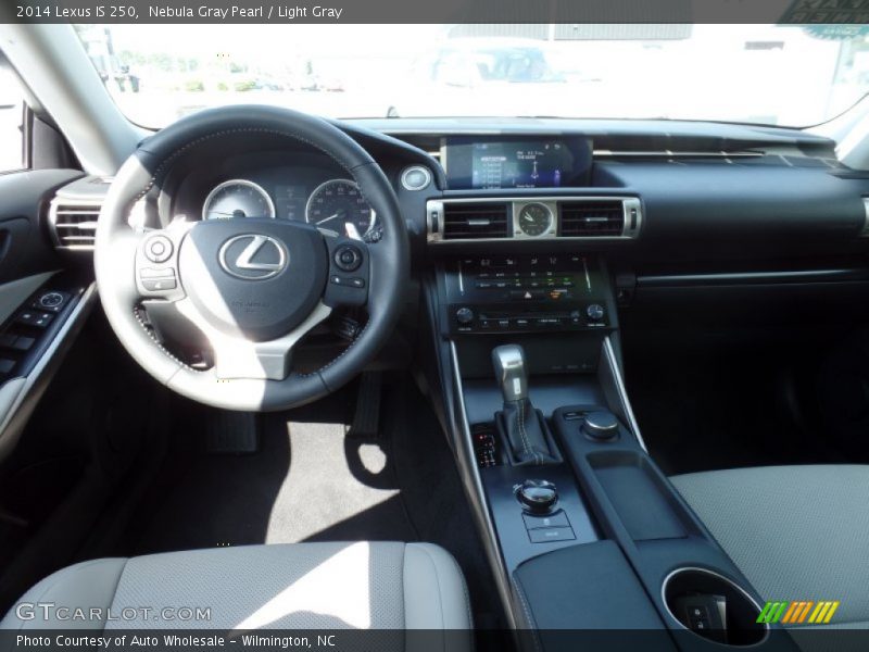 Nebula Gray Pearl / Light Gray 2014 Lexus IS 250