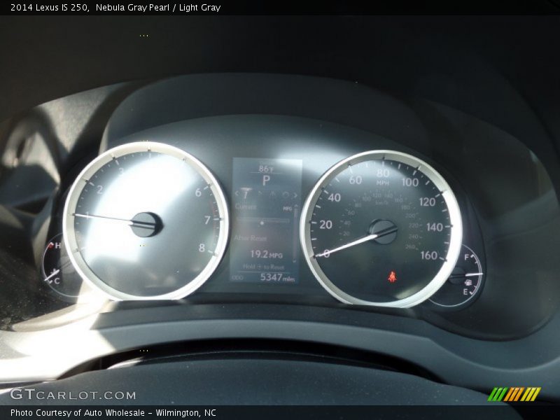 Nebula Gray Pearl / Light Gray 2014 Lexus IS 250
