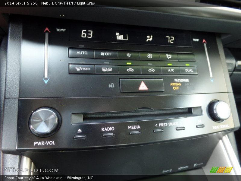 Nebula Gray Pearl / Light Gray 2014 Lexus IS 250