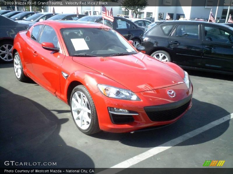 Velocity Red Mica / Black 2009 Mazda RX-8 Grand Touring