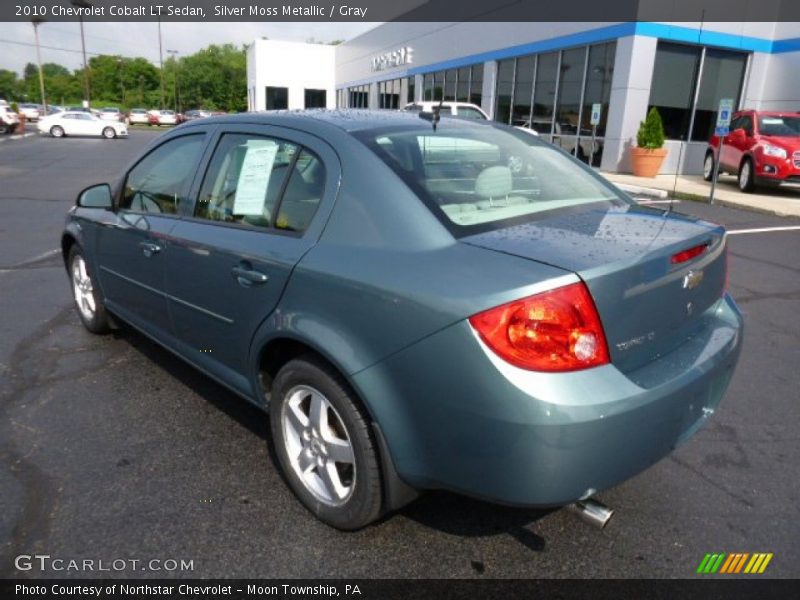 Silver Moss Metallic / Gray 2010 Chevrolet Cobalt LT Sedan