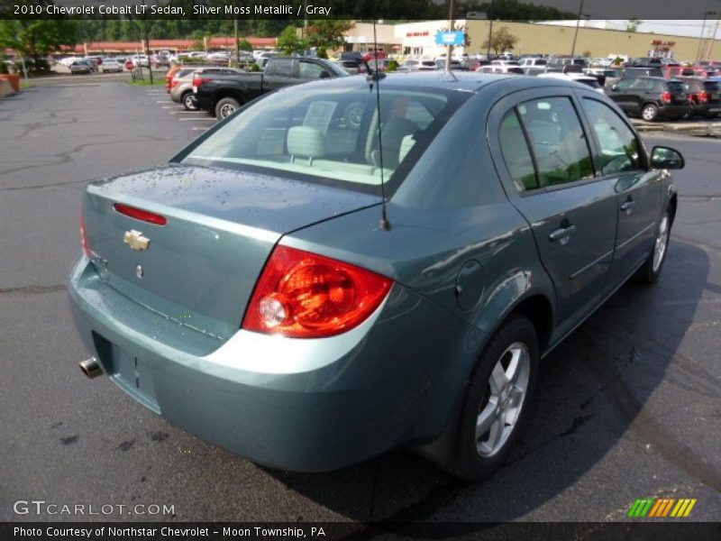 Silver Moss Metallic / Gray 2010 Chevrolet Cobalt LT Sedan