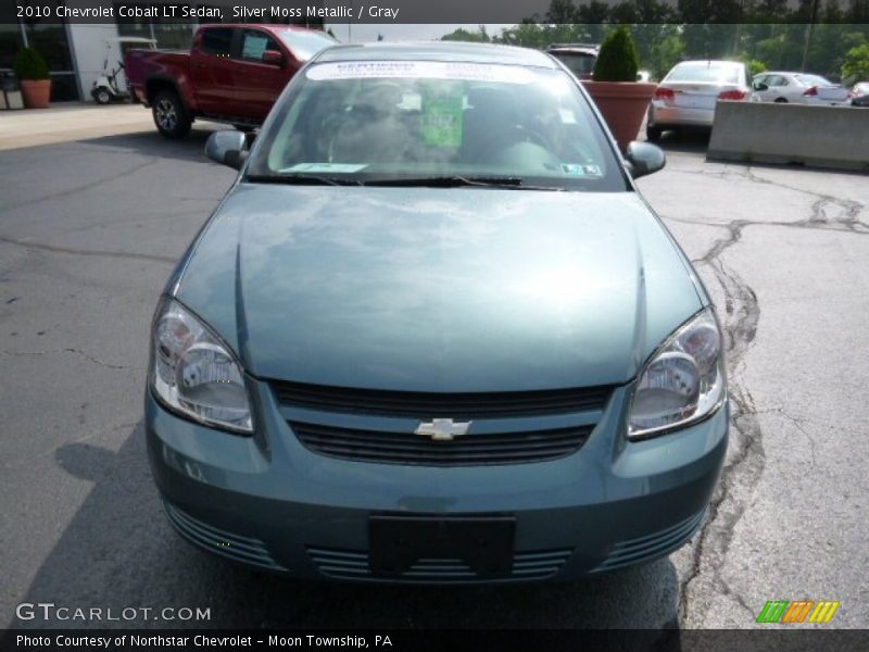 Silver Moss Metallic / Gray 2010 Chevrolet Cobalt LT Sedan