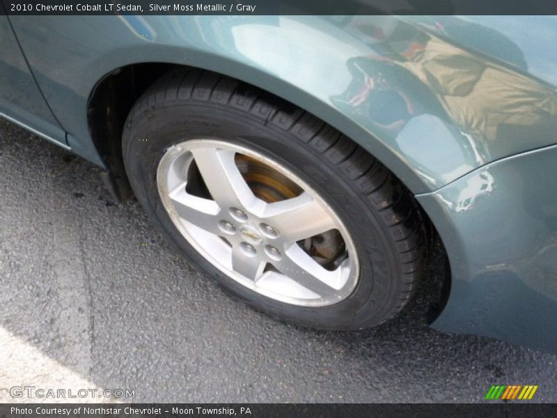 Silver Moss Metallic / Gray 2010 Chevrolet Cobalt LT Sedan