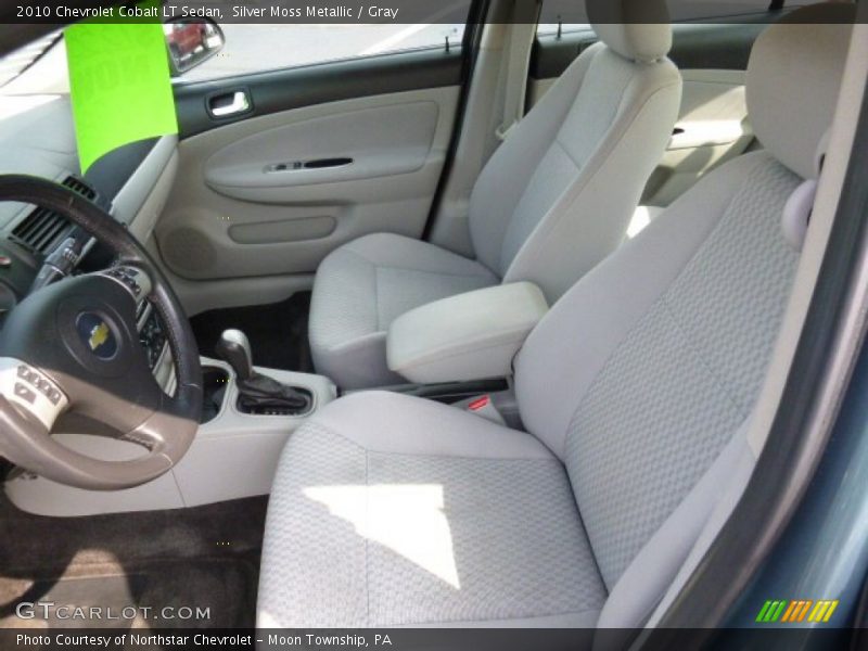 Silver Moss Metallic / Gray 2010 Chevrolet Cobalt LT Sedan