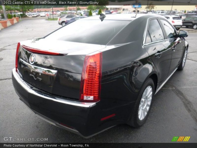 Black Raven / Ebony/Ebony 2012 Cadillac CTS 4 3.0 AWD Sedan