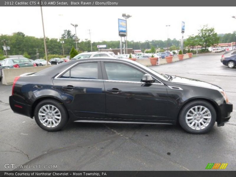 Black Raven / Ebony/Ebony 2012 Cadillac CTS 4 3.0 AWD Sedan