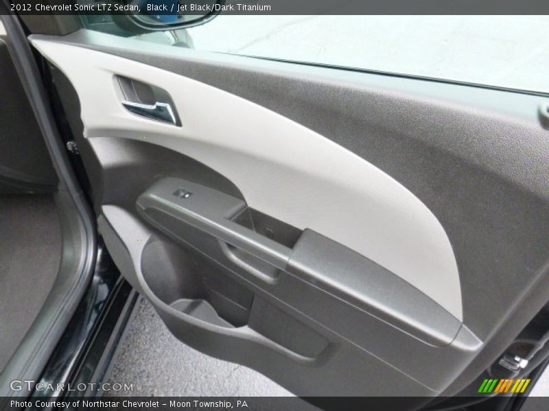 Black / Jet Black/Dark Titanium 2012 Chevrolet Sonic LTZ Sedan