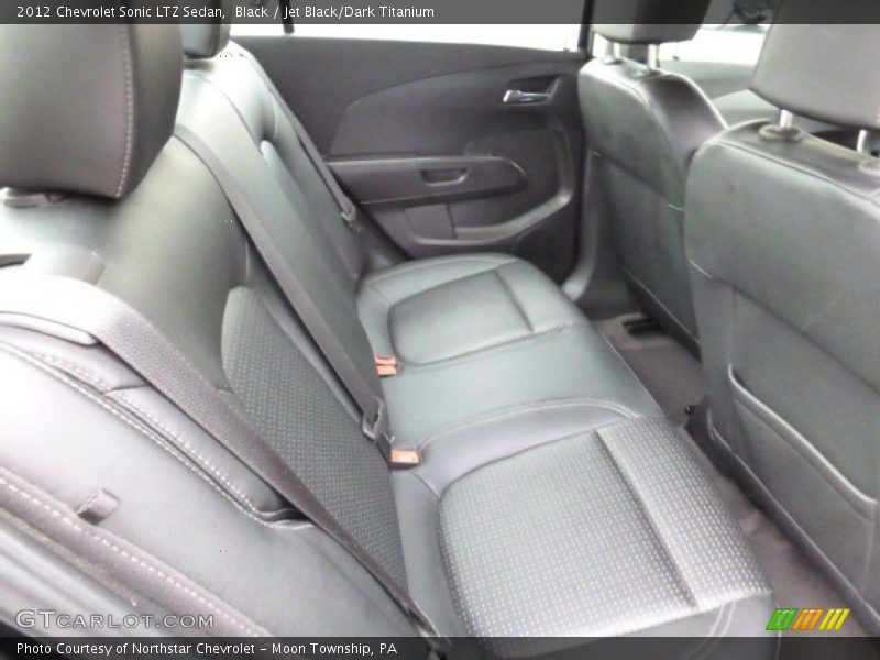 Black / Jet Black/Dark Titanium 2012 Chevrolet Sonic LTZ Sedan