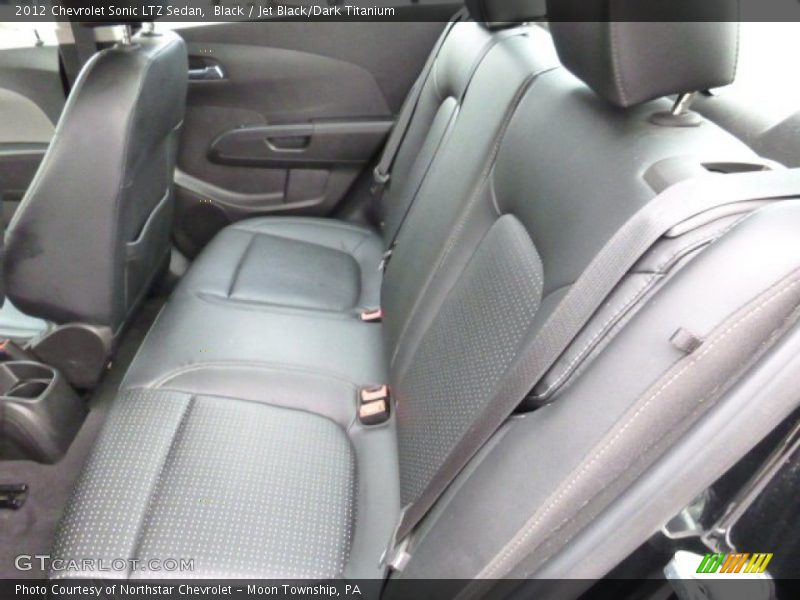 Black / Jet Black/Dark Titanium 2012 Chevrolet Sonic LTZ Sedan
