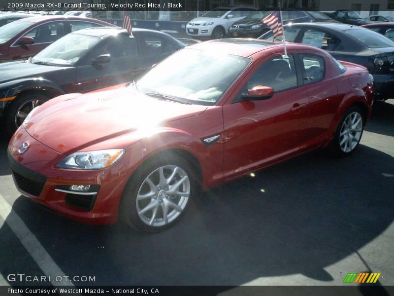 Velocity Red Mica / Black 2009 Mazda RX-8 Grand Touring
