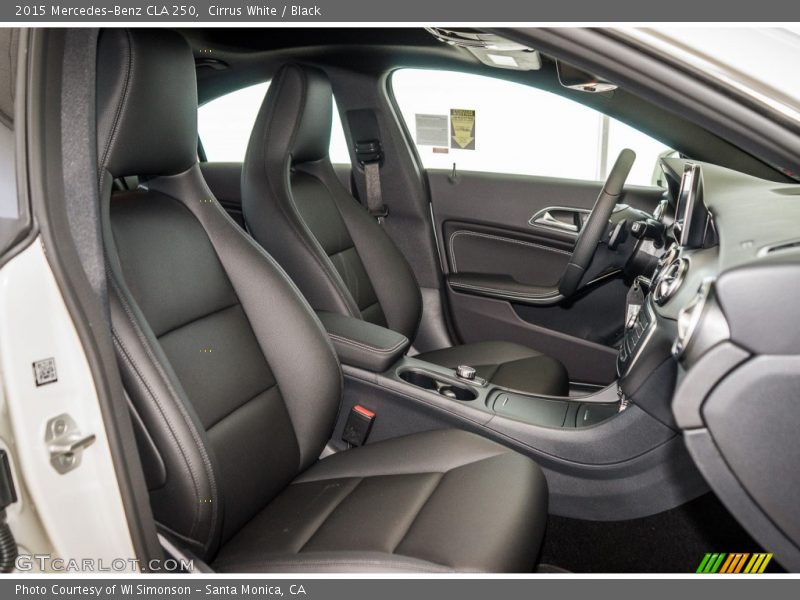 Cirrus White / Black 2015 Mercedes-Benz CLA 250
