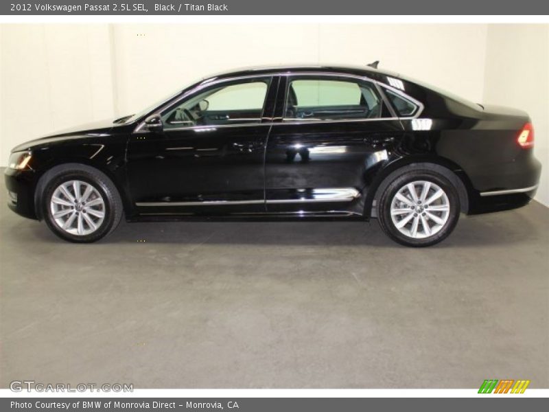 Black / Titan Black 2012 Volkswagen Passat 2.5L SEL