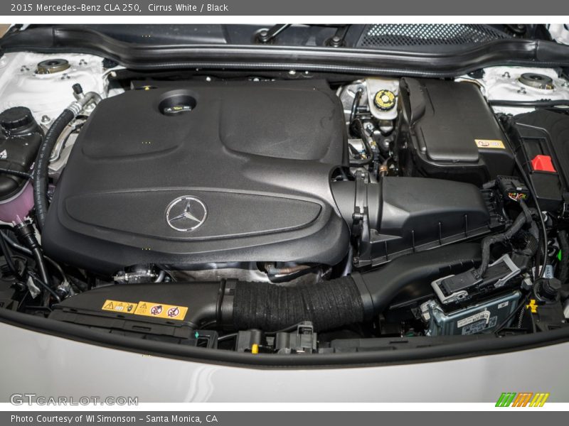 Cirrus White / Black 2015 Mercedes-Benz CLA 250