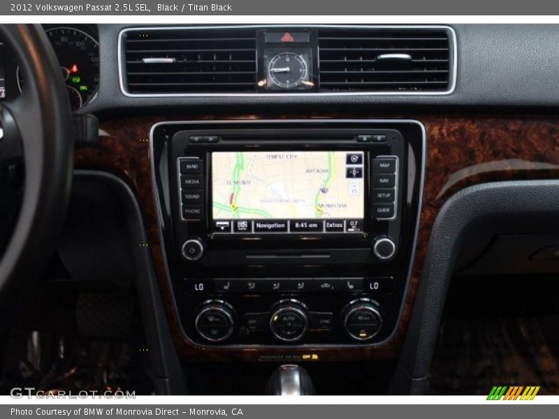 Black / Titan Black 2012 Volkswagen Passat 2.5L SEL