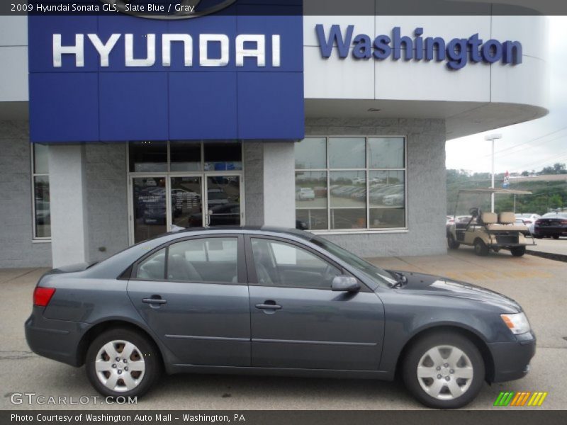 Slate Blue / Gray 2009 Hyundai Sonata GLS