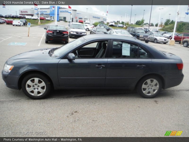 Slate Blue / Gray 2009 Hyundai Sonata GLS