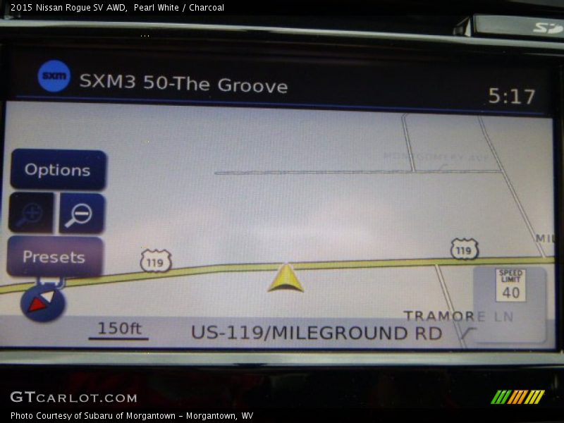 Pearl White / Charcoal 2015 Nissan Rogue SV AWD