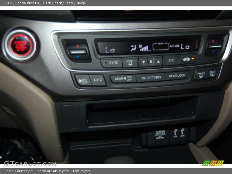 Controls of 2016 Pilot EX
