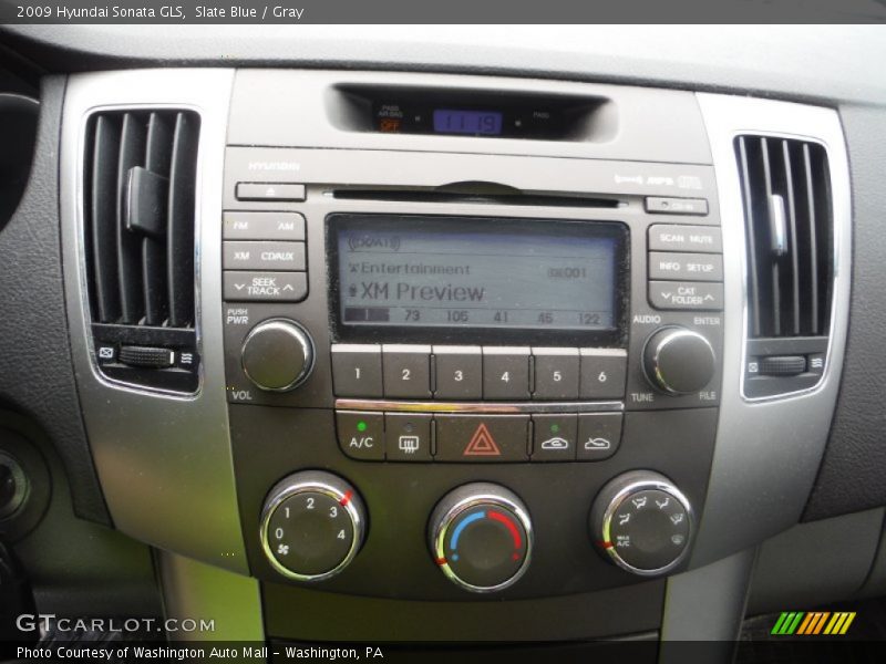 Slate Blue / Gray 2009 Hyundai Sonata GLS