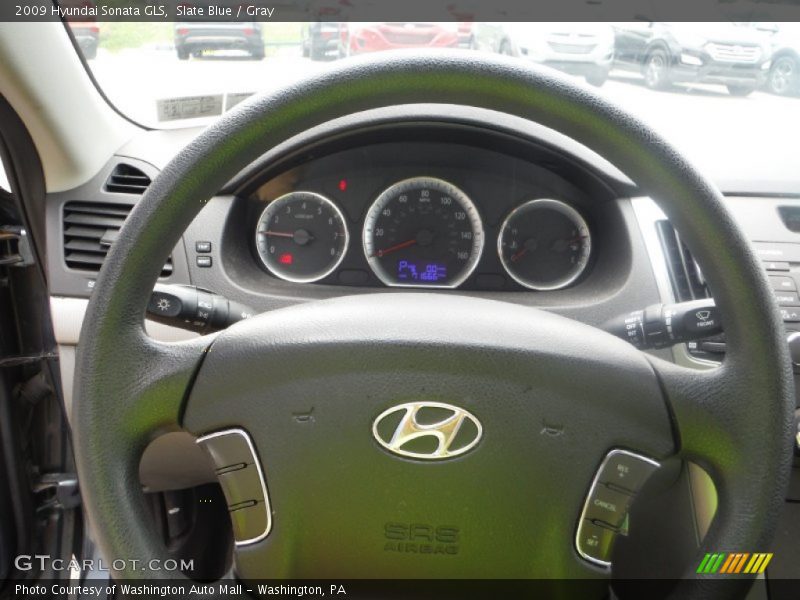 Slate Blue / Gray 2009 Hyundai Sonata GLS