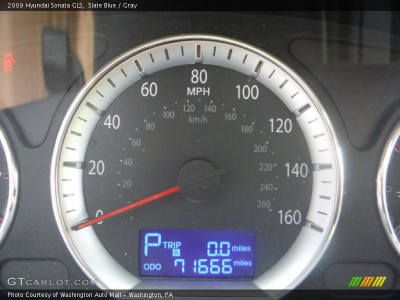Slate Blue / Gray 2009 Hyundai Sonata GLS