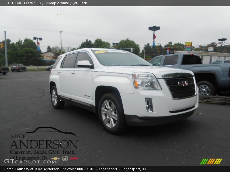 Olympic White / Jet Black 2011 GMC Terrain SLE