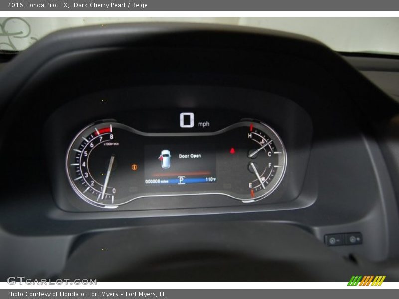  2016 Pilot EX EX Gauges