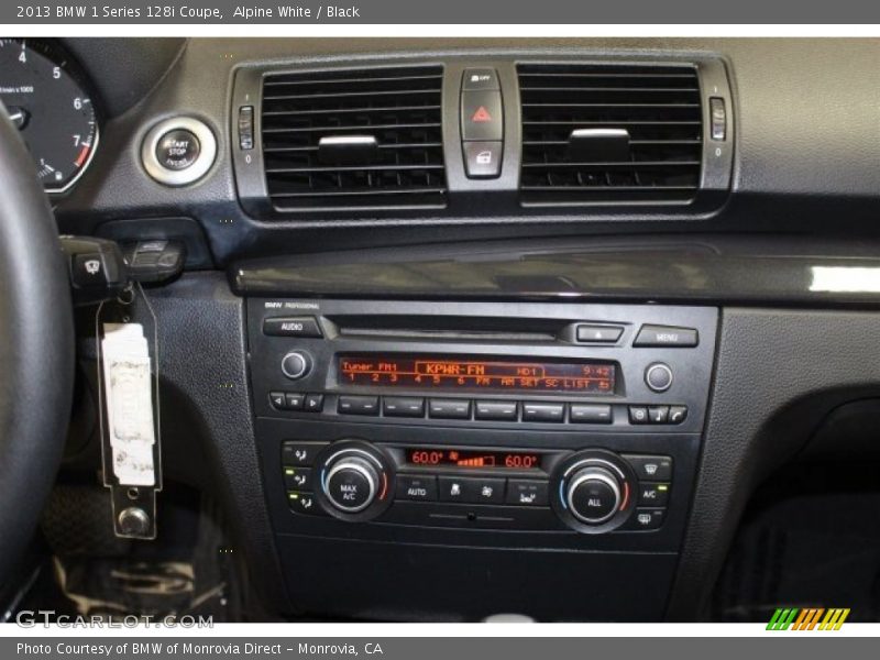 Alpine White / Black 2013 BMW 1 Series 128i Coupe