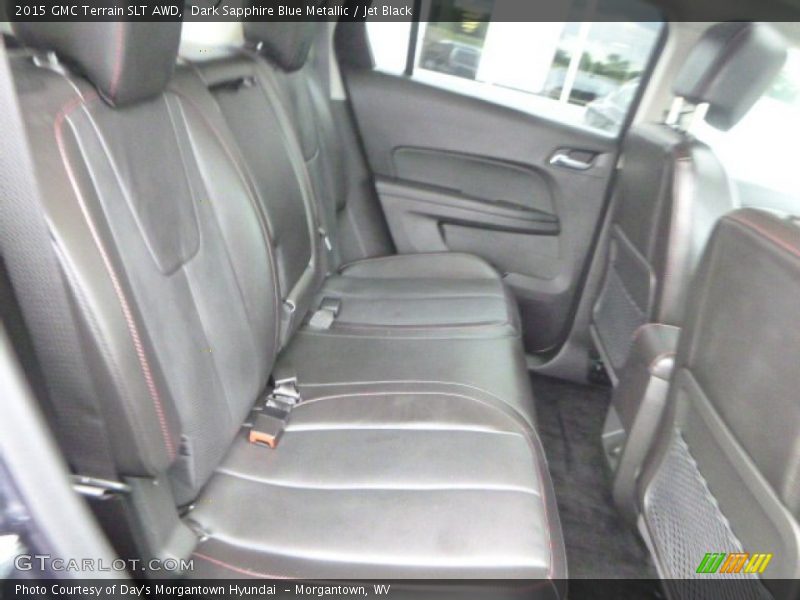 Dark Sapphire Blue Metallic / Jet Black 2015 GMC Terrain SLT AWD