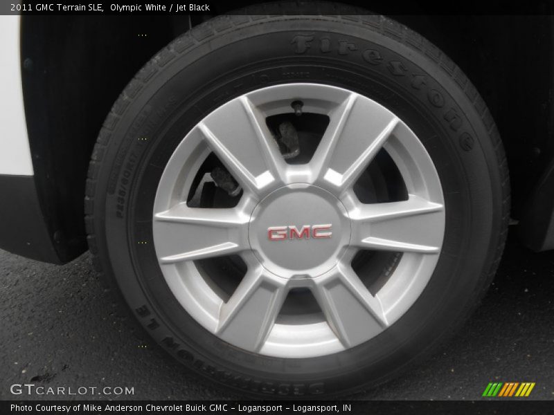 Olympic White / Jet Black 2011 GMC Terrain SLE