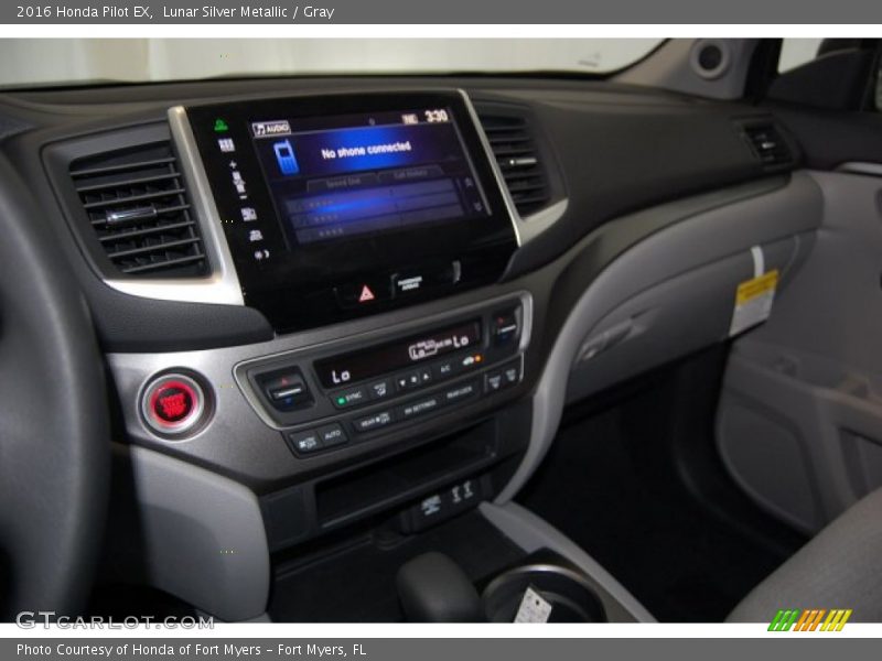 Lunar Silver Metallic / Gray 2016 Honda Pilot EX