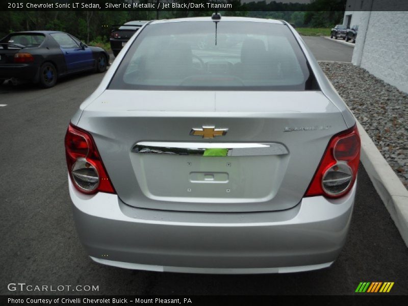 Silver Ice Metallic / Jet Black/Dark Titanium 2015 Chevrolet Sonic LT Sedan