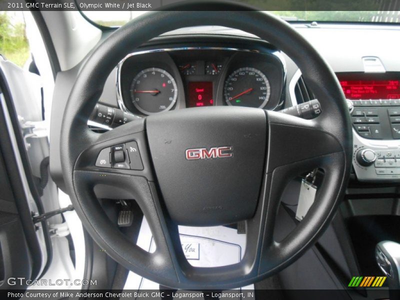Olympic White / Jet Black 2011 GMC Terrain SLE