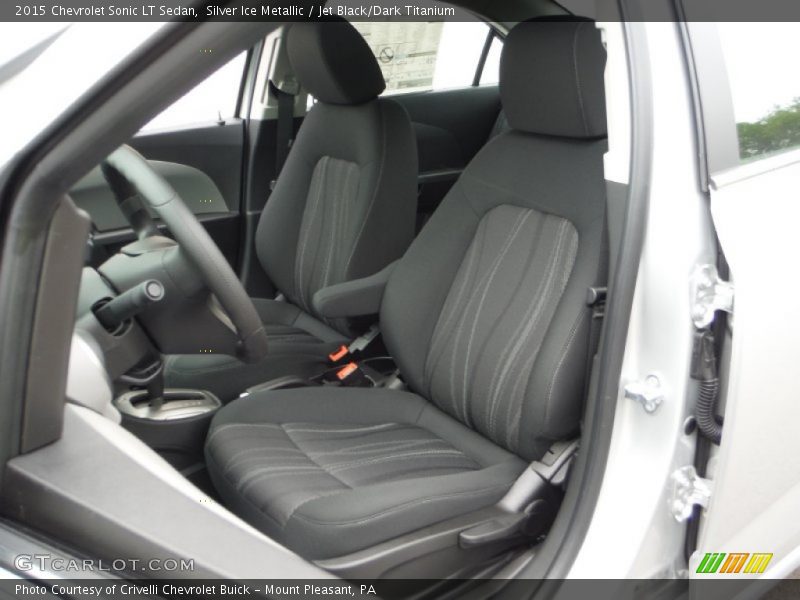 Silver Ice Metallic / Jet Black/Dark Titanium 2015 Chevrolet Sonic LT Sedan