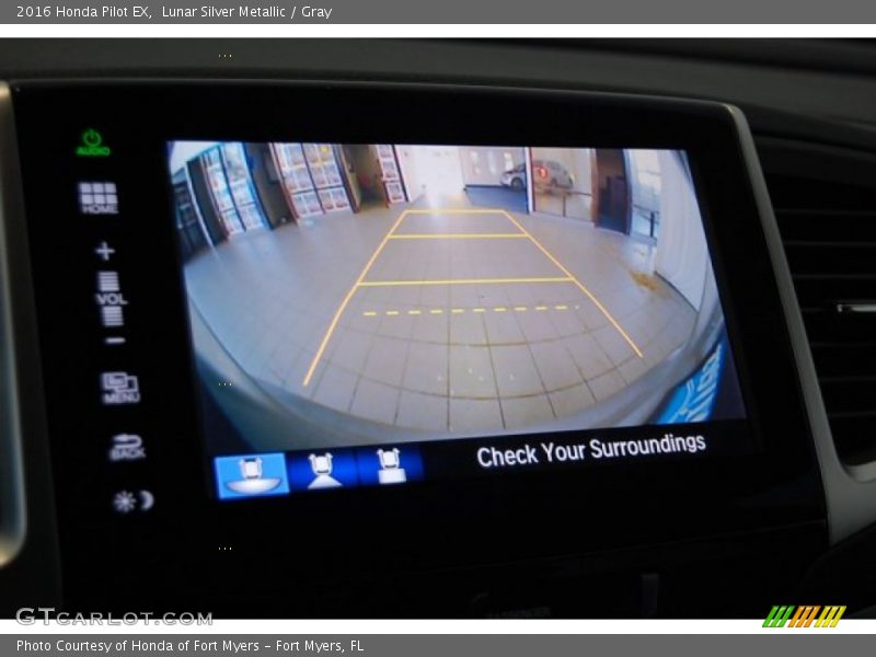 Lunar Silver Metallic / Gray 2016 Honda Pilot EX